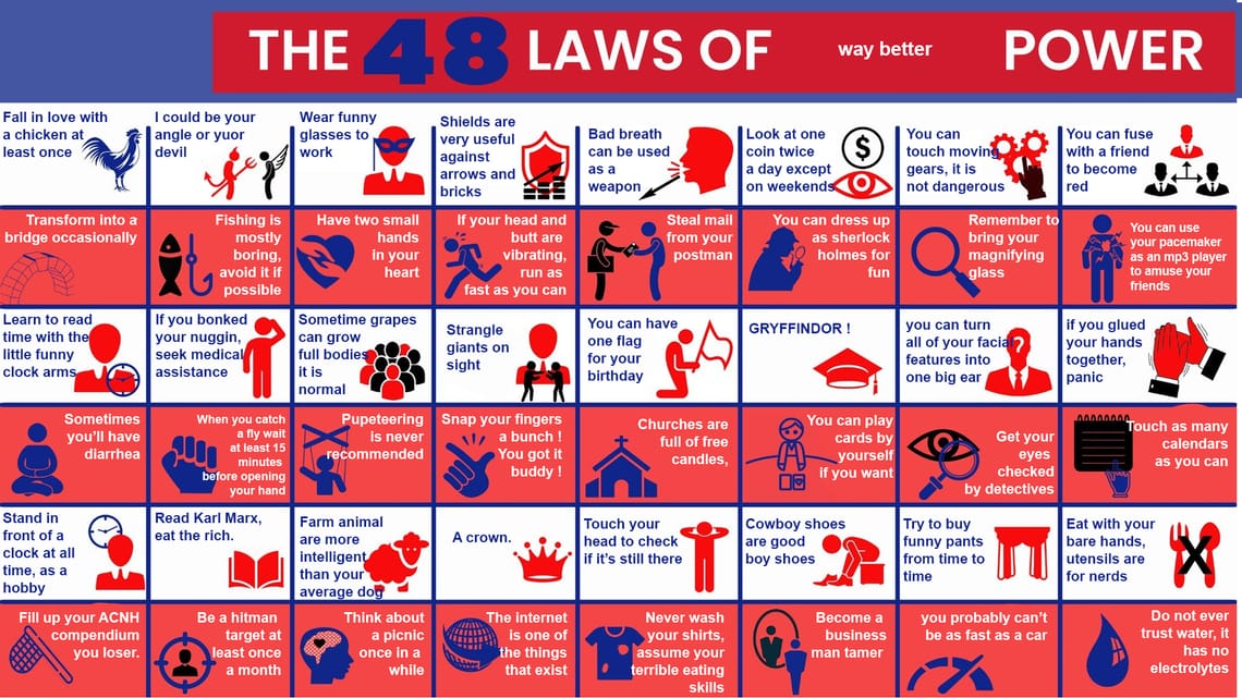 48 laws of way better power