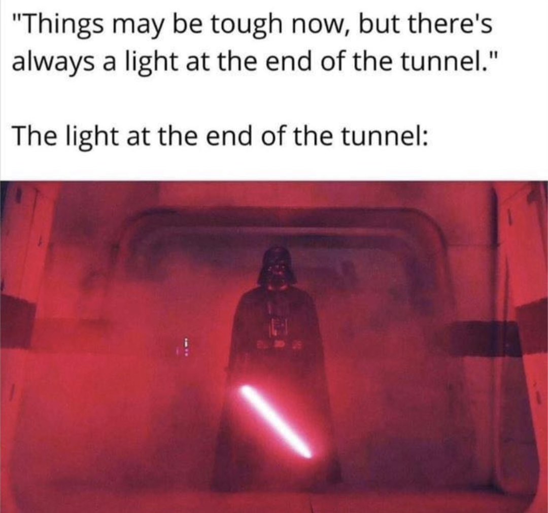 Light at the end of the tunnel